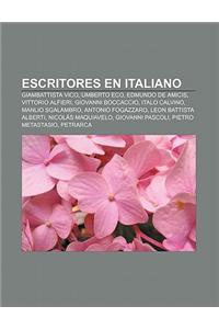 Escritores En Italiano