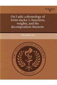 On L-Adic Cohomology of Artin Stacks: L-Functions