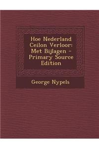 Hoe Nederland Ceilon Verloor