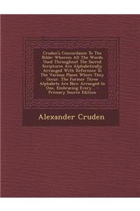Cruden's Concordance to the Bible