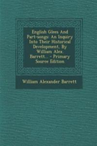English Glees and Part-Songs