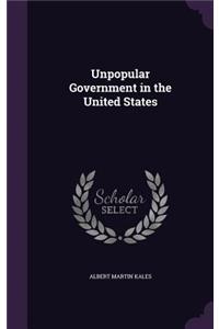 Unpopular Government in the United States