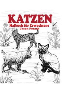 Katzen Malbuch fur Erwachsene