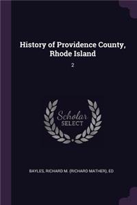 History of Providence County, Rhode Island