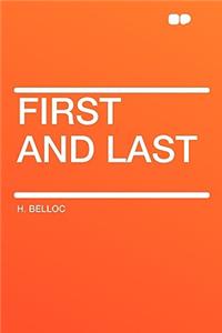First and Last