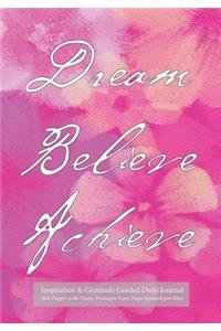 Inspiration & Gratitude Guided Daily Journal 202 Pages with Daily Prompts Two Page Spread per Day