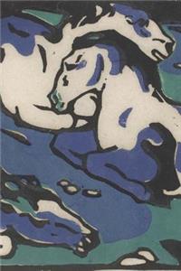 Resting Horses, Franz Marc. Ruled Journal