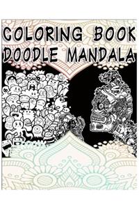 Adult Doodle Mandala Coloring Book