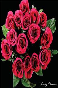 Daily Planner: Red Rose Flower, Diary Note Book, Office Appointment, Day Plan to Do List, Plan Your Work, Student School Schedule, Fitness Health Workout Note, Business Daily Goal, 120 Pages 6
