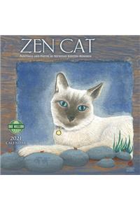 Zen Cat 2021 Wall Calendar