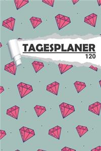 Tagesplaner Diamant Pastel Mint