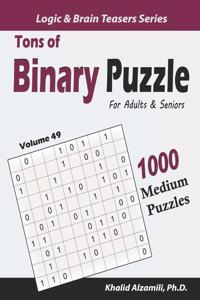Tons of Binary Puzzle for Adults & Seniors