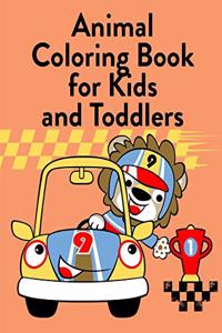 Animal Coloring Book For Kids And Toddlers