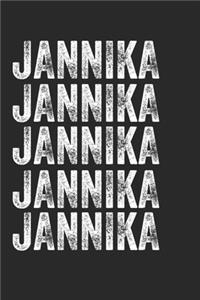 Name JANNIKA Journal Customized Gift For JANNIKA A beautiful personalized