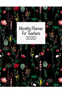 Monthly Planner for Teachers 2020