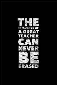 The Influence Of A Great Teacher Can Never Be Erased