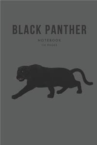 Black panther Notebook 110 pages
