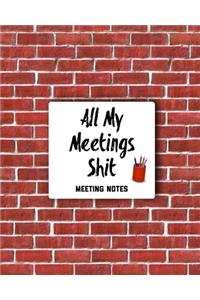 All My Meetings Shit Meeting Notes