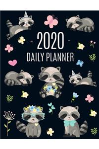 Raccoon Daily Planner 2020