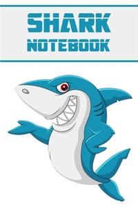 shark notebook: Blank Lined Gift notebook For shark