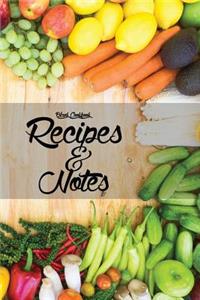 Blank Cookbook Recipes & Notes