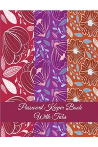 Password Keeper Book With Tabs