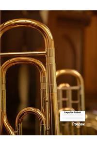 Compostion Notebook Trombone