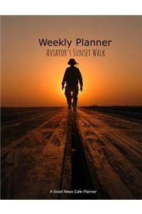 Weekly Planner Aviator's Sunset Walk