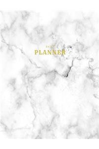 Marble Grey Daily Planner (Undated)