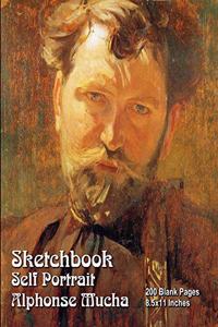 Sketchbook - Self Portrait - Alphonse Mucha