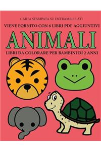 Libri da colorare per bambini di 2 anni (Animali)
