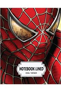 Notebook Lined Spiderman