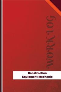 Construction Equipment Mechanic Work Log