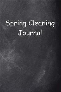 Spring Cleaning Journal Chalkboard Design