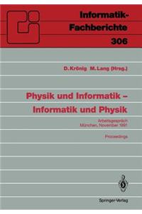 Physik Und Informatik -- Informatik Und Physik