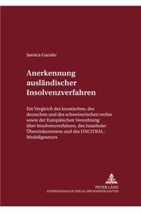 Anerkennung Auslaendischer Insolvenzverfahren