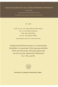 Molekularstrahl-Experimente an zweiatomigen Molekülen in angeregten Schwingungszuständen