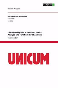 Die Nebenfiguren in Goethes 