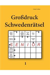 Großdruck Schwedenrätsel 1