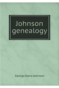 Johnson genealogy