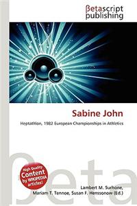 Sabine John