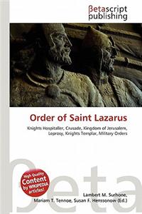 Order of Saint Lazarus