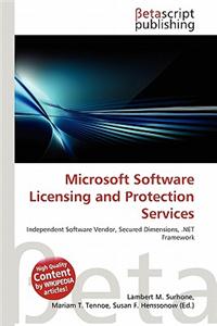 Microsoft Software Licensing and Protection Services