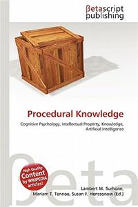 Procedural Knowledge