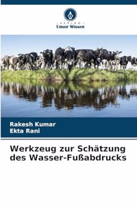 Werkzeug zur Schätzung des Wasser-Fußabdrucks