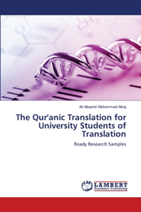 Qur'anic Translation for University Students of Translation