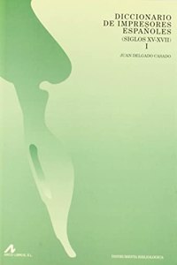 Diccionario de Impresores Espa~noles, Siglos XV-XVII