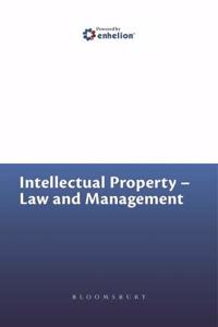 Intellectual Property-Law and Management