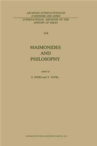 Maimonides and Philosophy