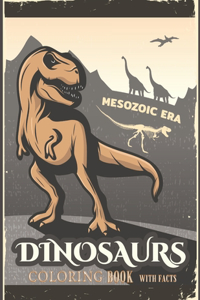 Dinosaur Coloring Book with Facts